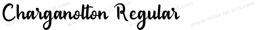 Charganolton Regular字体转换